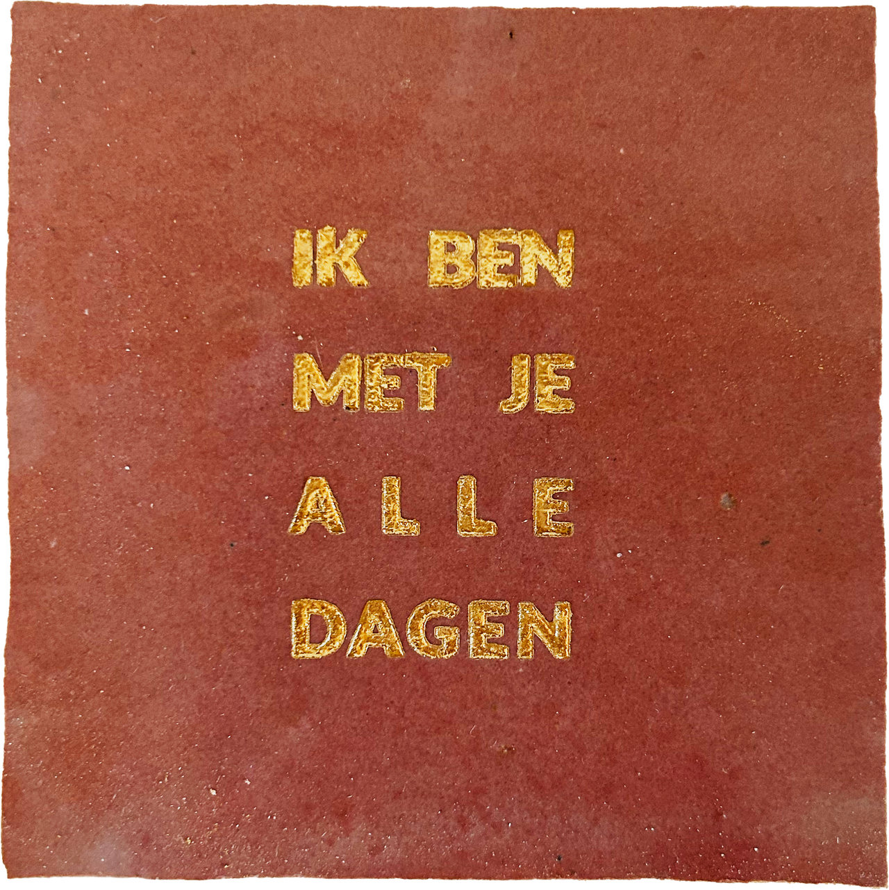 Tegel - Mattheüs 28:20 - Ik Ben Met Je Alle Dagen - Tegels ...