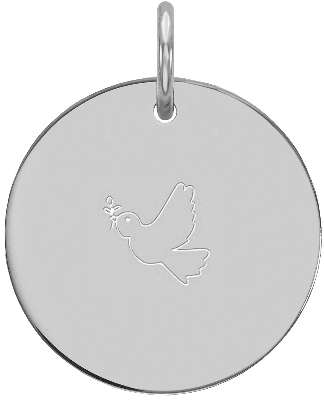 Zilveren Hanger Kruis Johannes 316 Ø 12 mm Kettingen