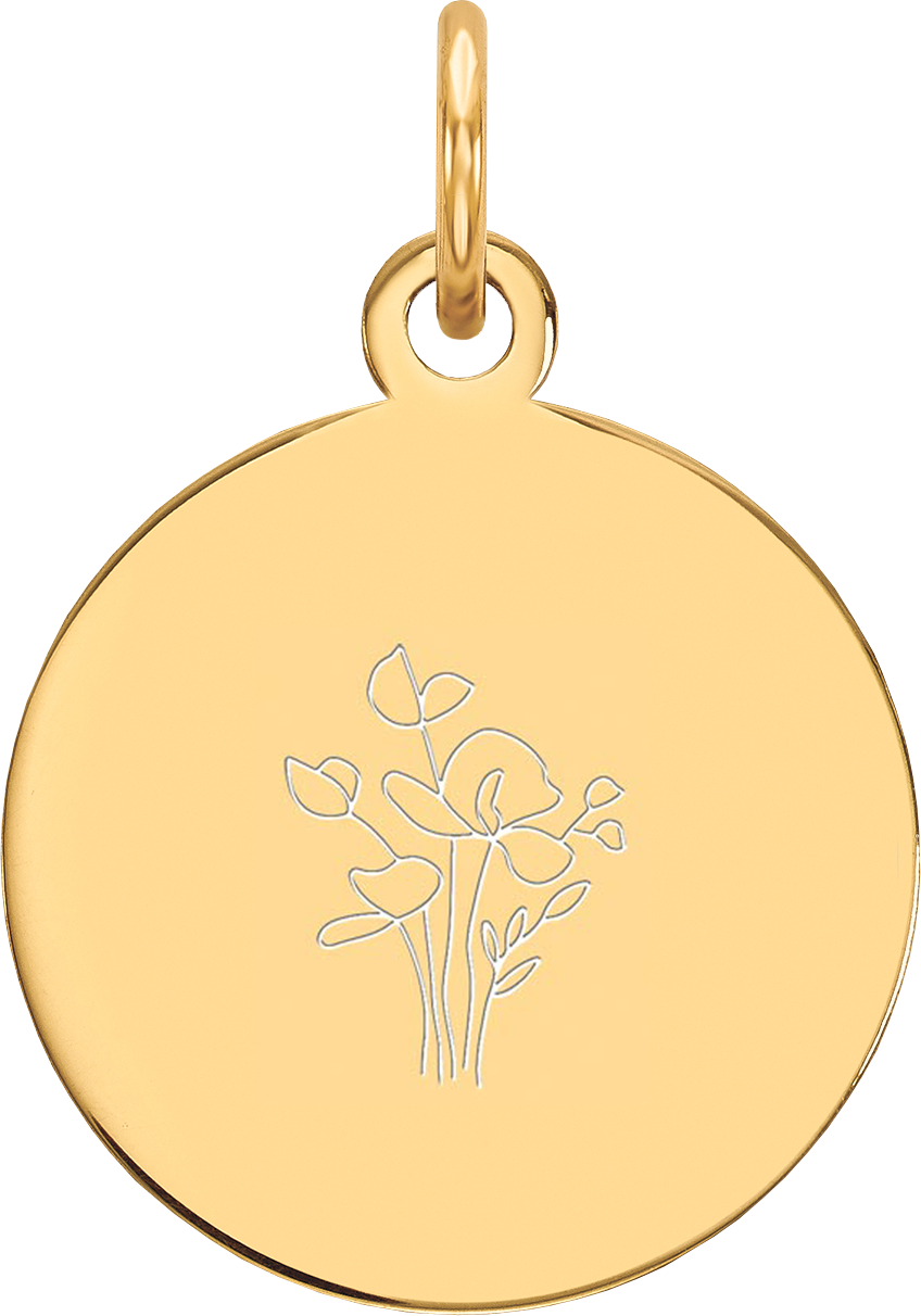 Zilveren Hanger - Kruis - Johannes 3:16 - 12 mm - Kettingen & armbanden hangers