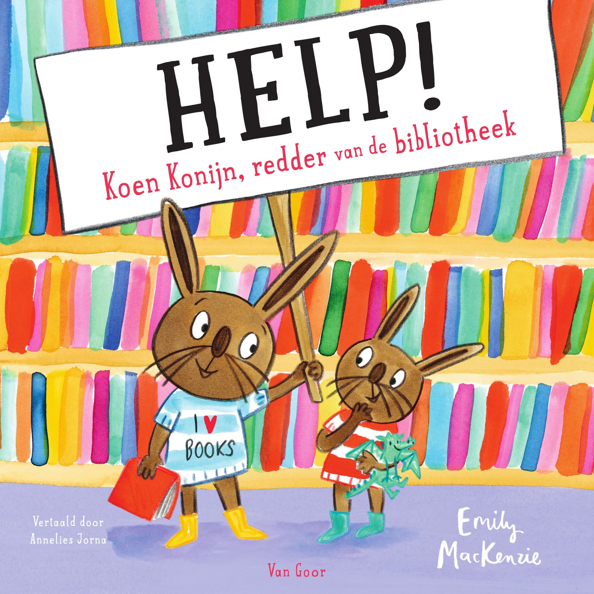 Koen Konijn Help! Koen Konijn, Redder van de Bibliotheek - Emily ...