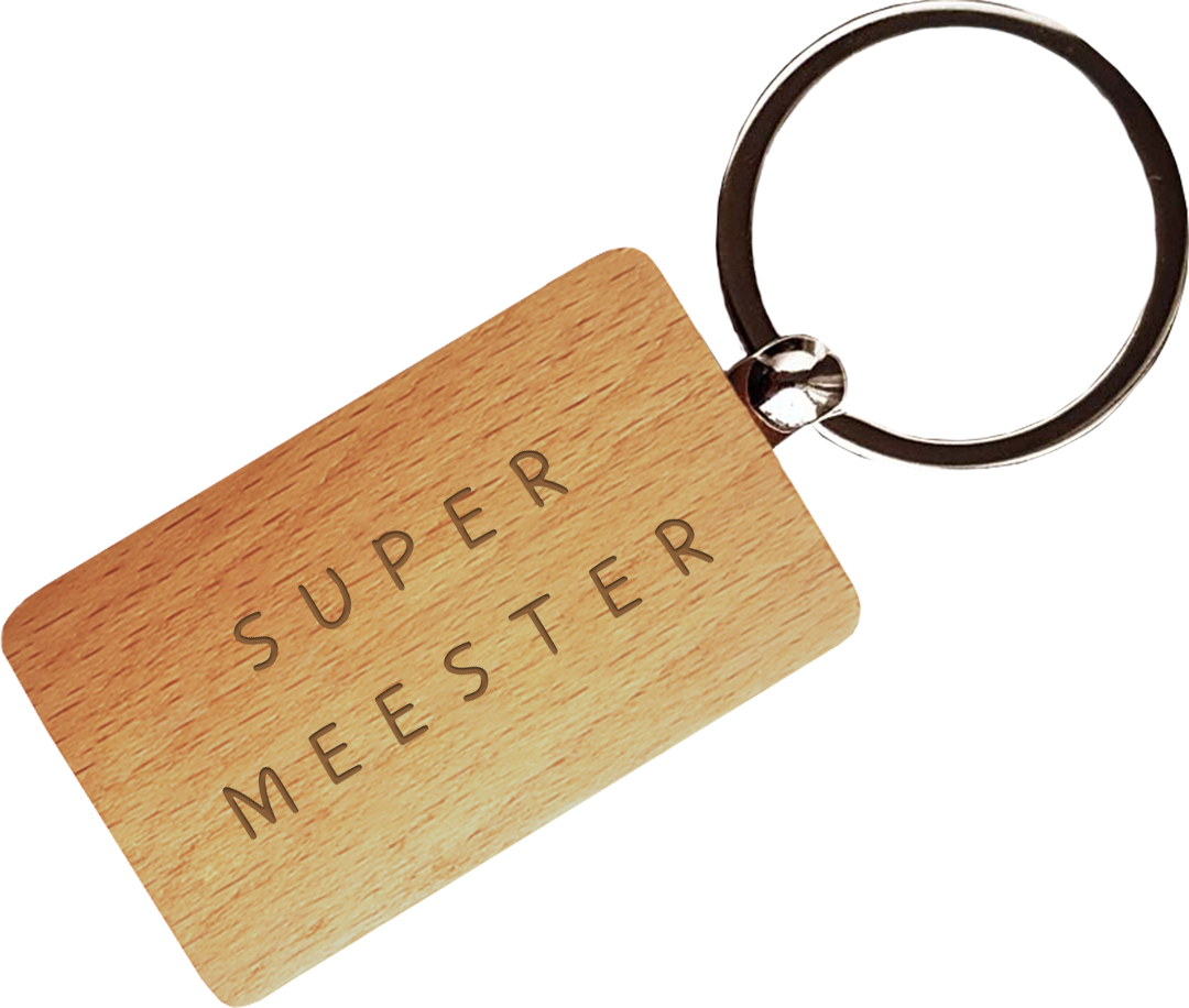 Houten sleutelhanger - Mooi mens - The Blessing Family Bookstore - Christelijke Boekhandel