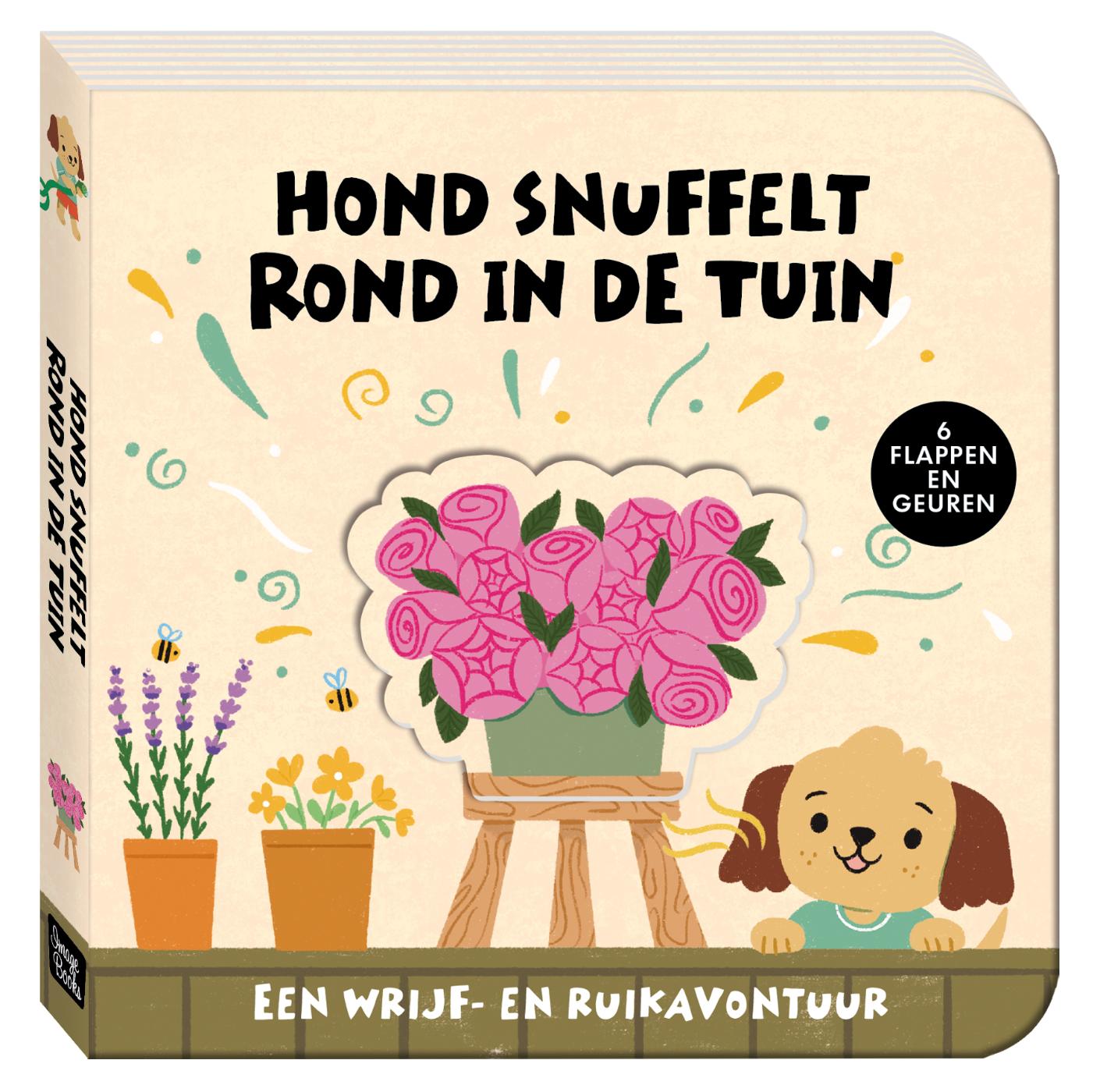 Hond Snuffelt Rond in de Tuin