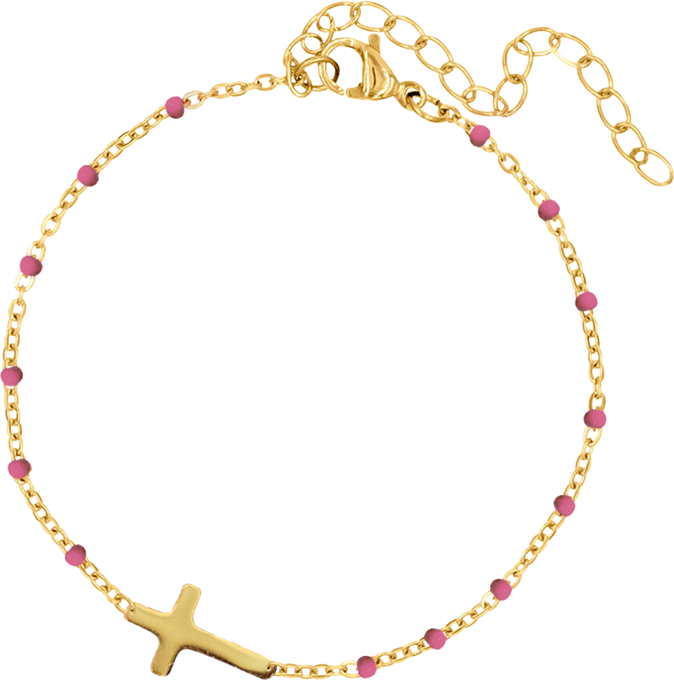 Gouden Armband - Your Grace is Enough - Kruis