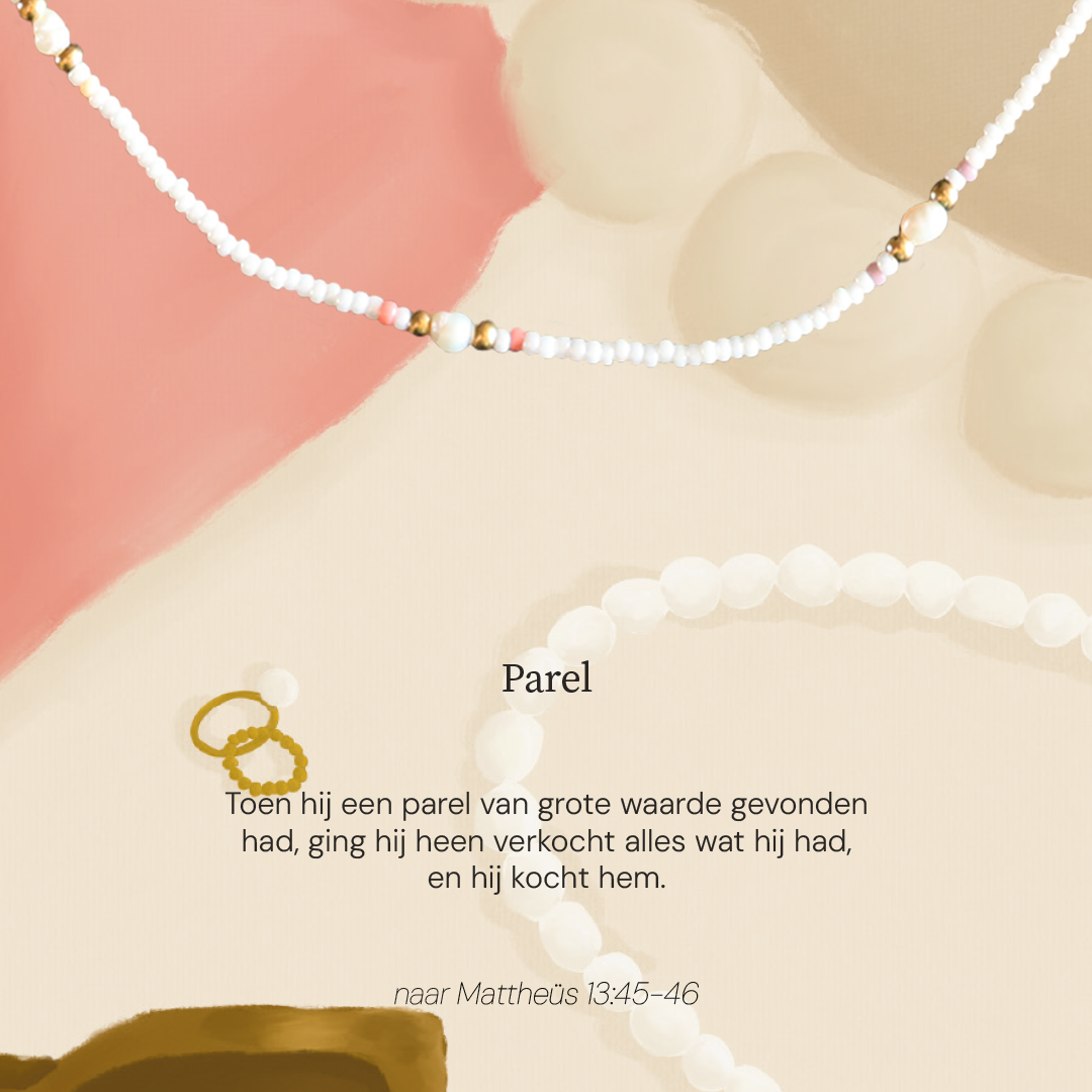 Gouden Ketting - Mattheüs 13:45-46 - Parel