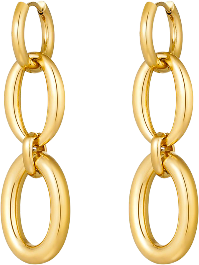Gouden Oorbellen - 1 Johannes 5:7 - Drie-Eenheid