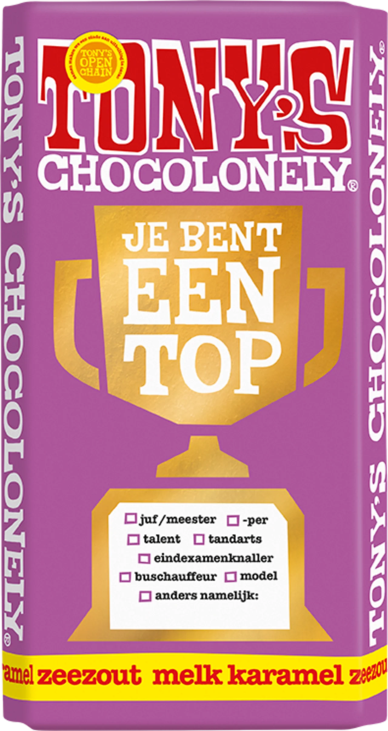 Je Bent Een Topper - Melk Karamel Zeezout