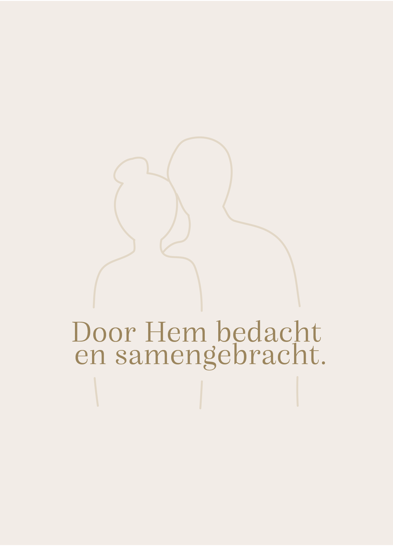 Kaart - Door Hem Bedacht en Samengebracht
