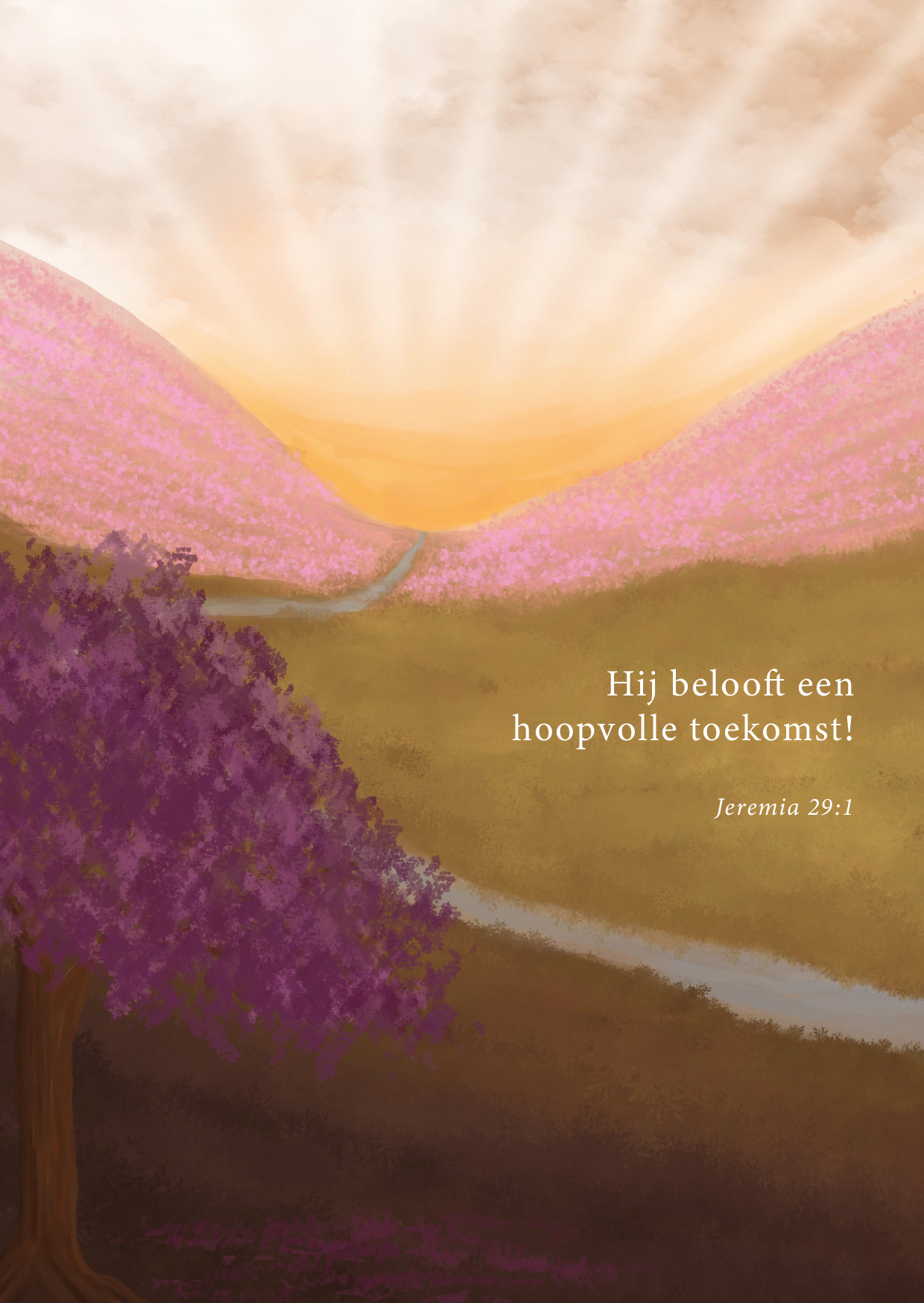 Kaart - Jeremia 29:1 - Hij Belooft een Hoopvolle Toekomst!