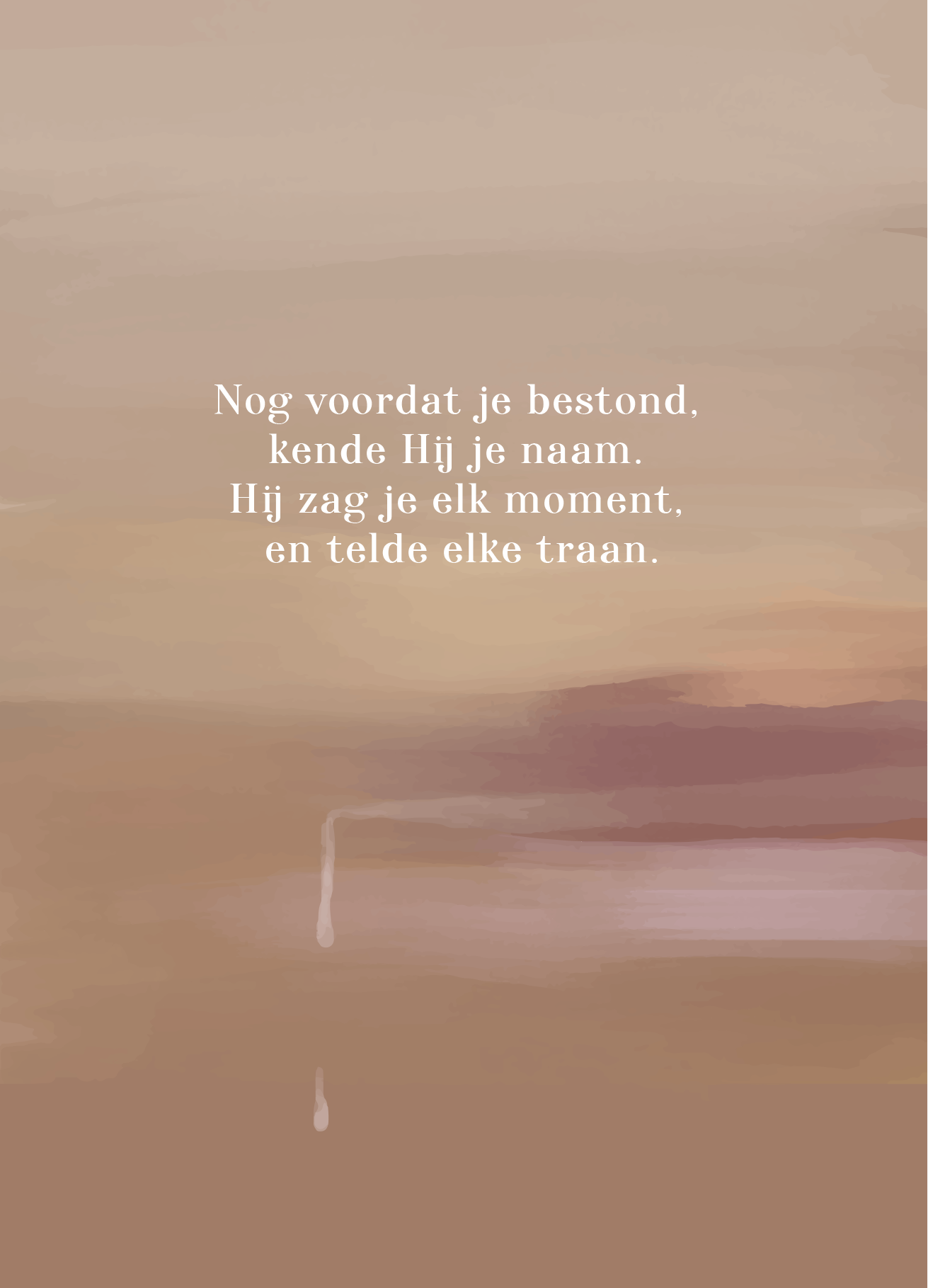 Kaart - Opwekking 599 - Nog Voordat Je Bestond Kende Hij Je Naam