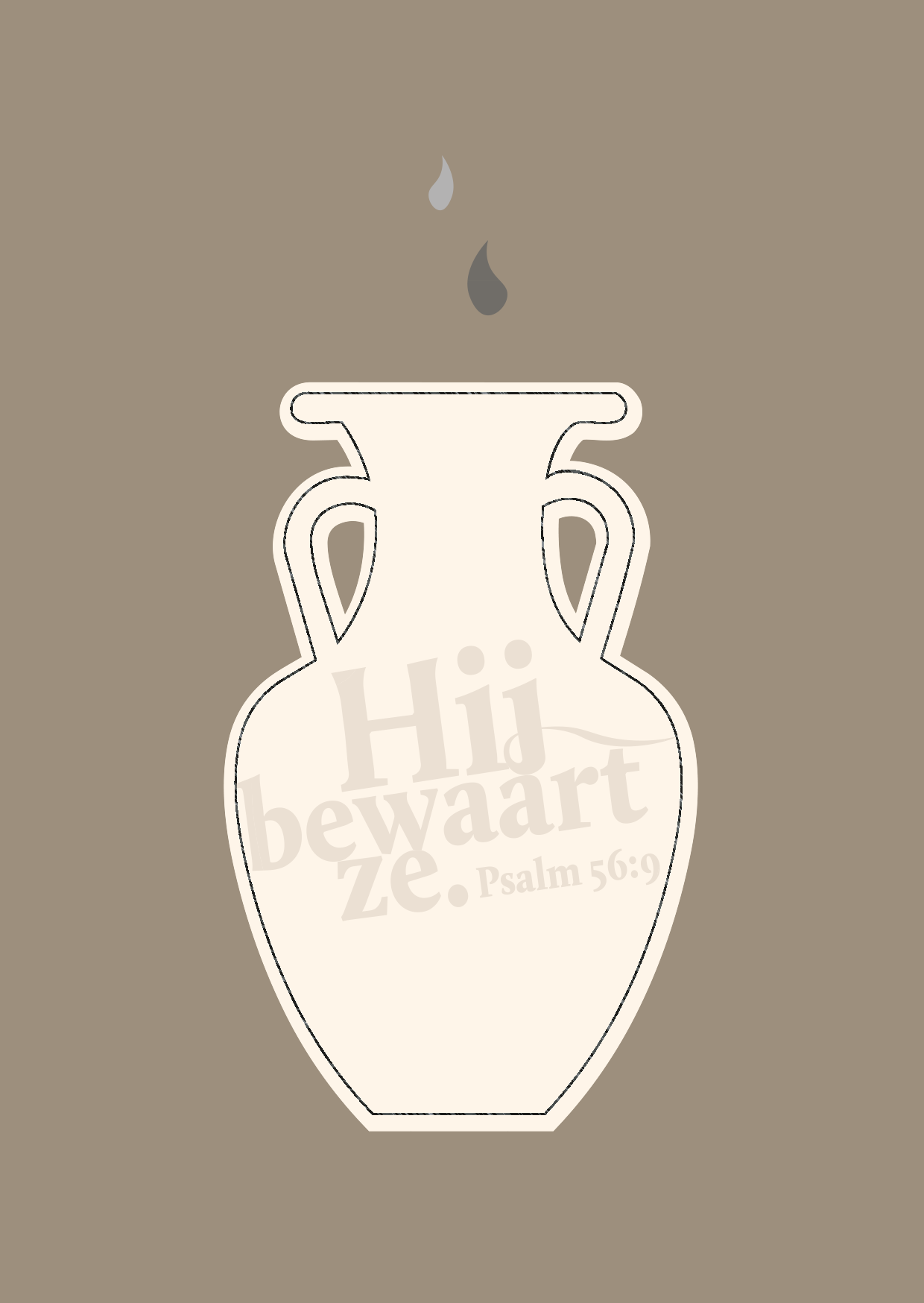Kaart - Psalm 56:9 - Hij Bewaart Ze