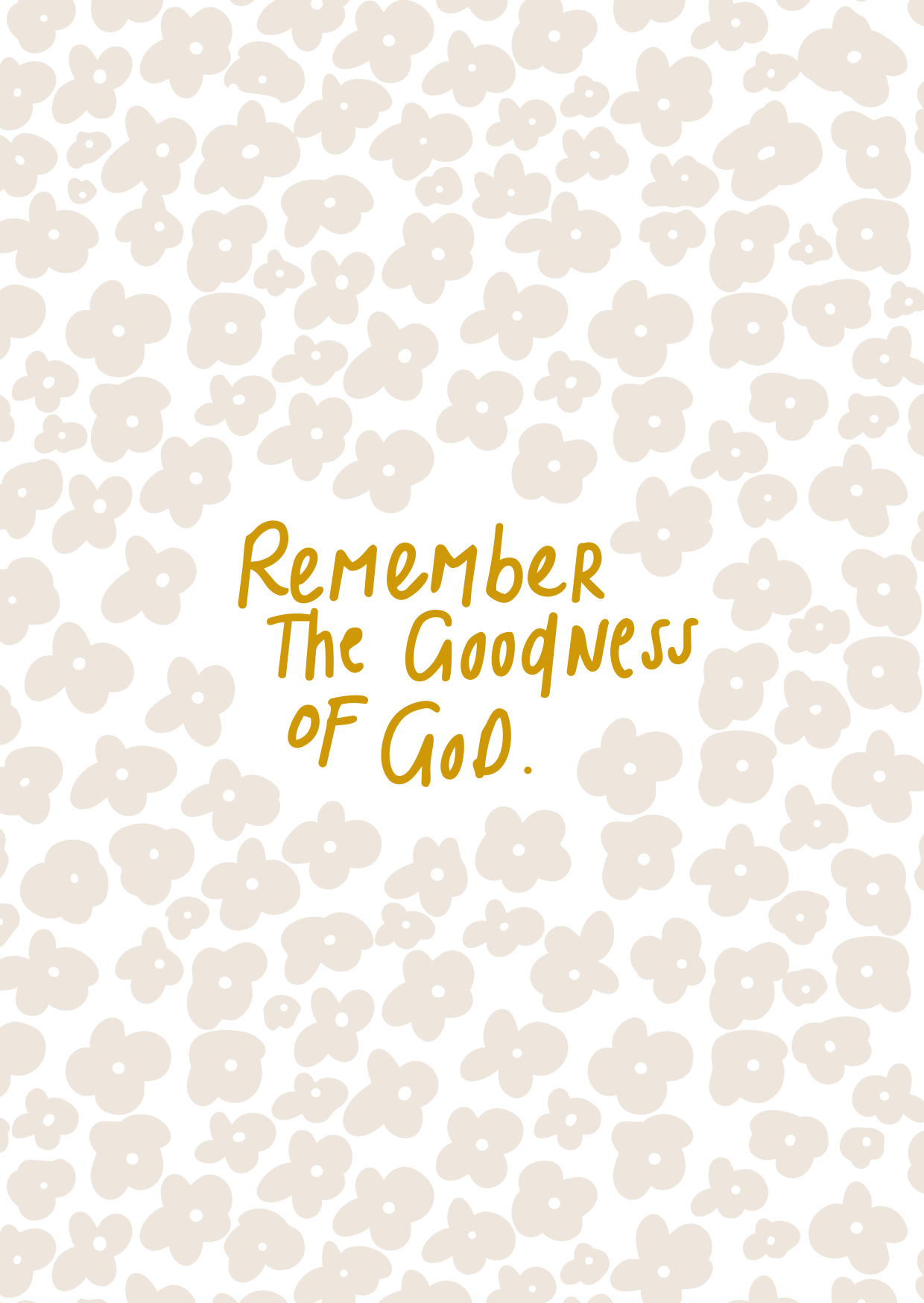Kaart - Remember The Goodness of God