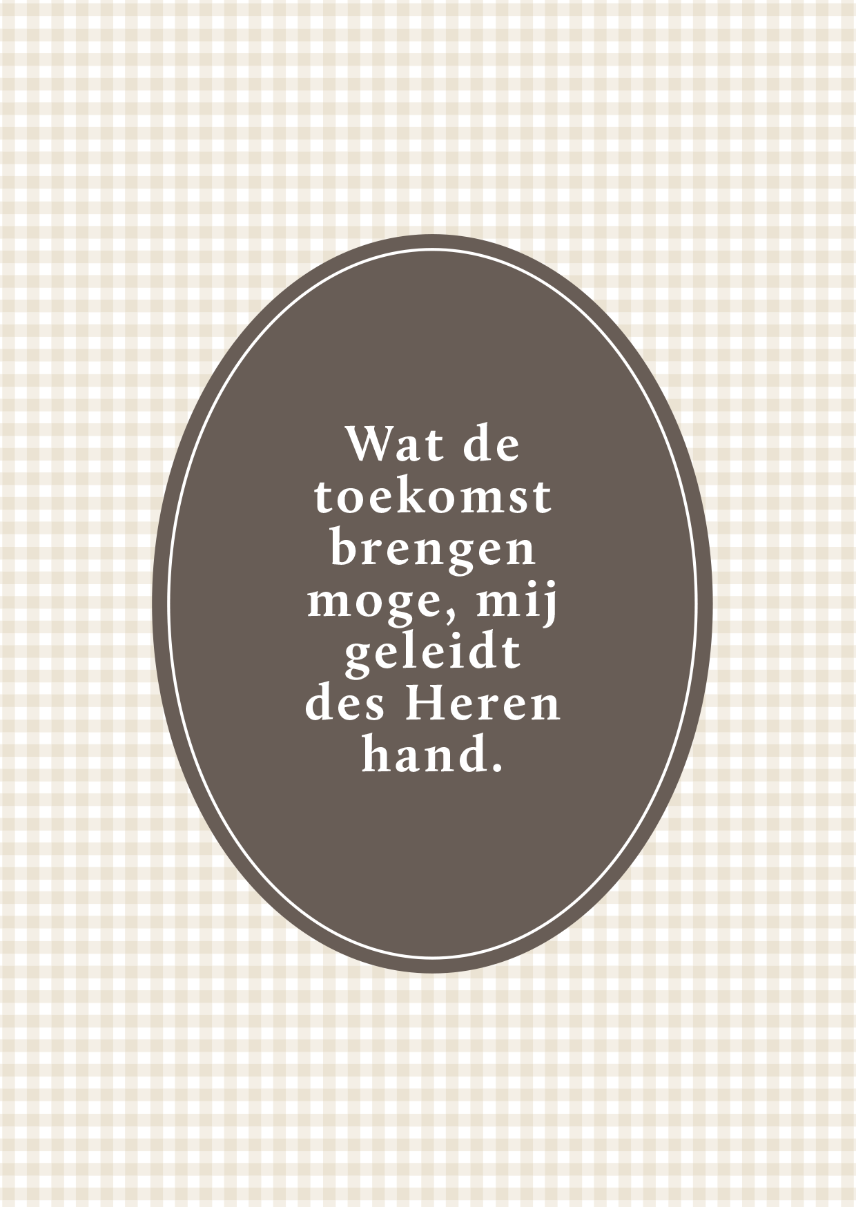 Kaart - Wat de Toekomst Brengen Moge