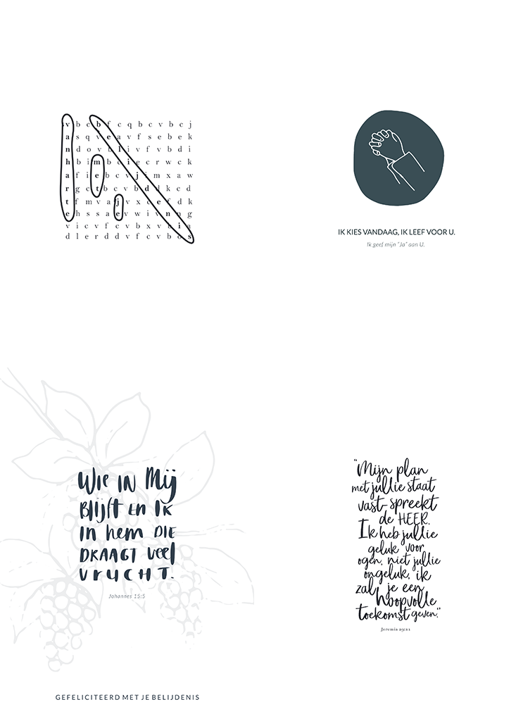 Kaarten Belijdenis - Set 2
