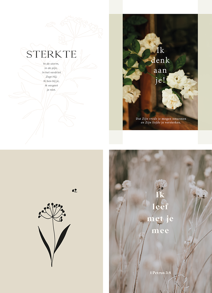 Kaarten Condoleance - Set 2