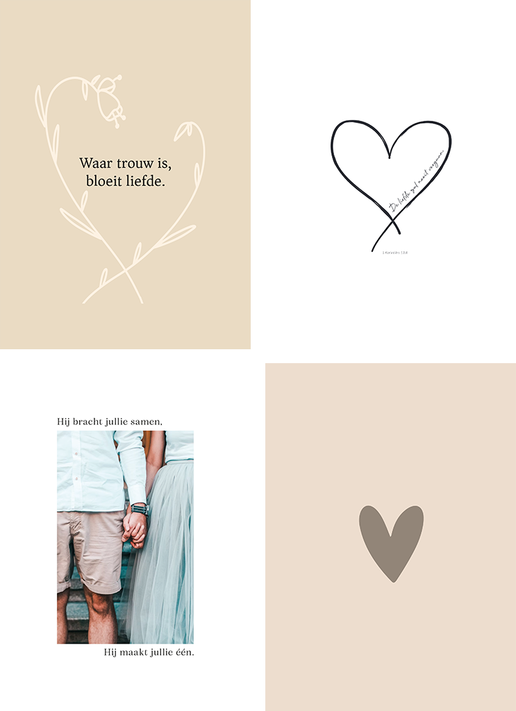 Kaarten Huwelijk - Set 2
