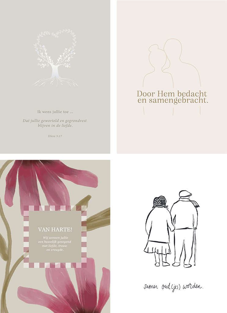 Kaarten Huwelijk - Set 3