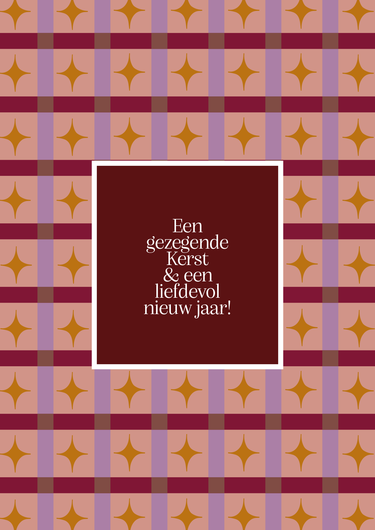 Kerstkaart - Een Gezegende Kerst