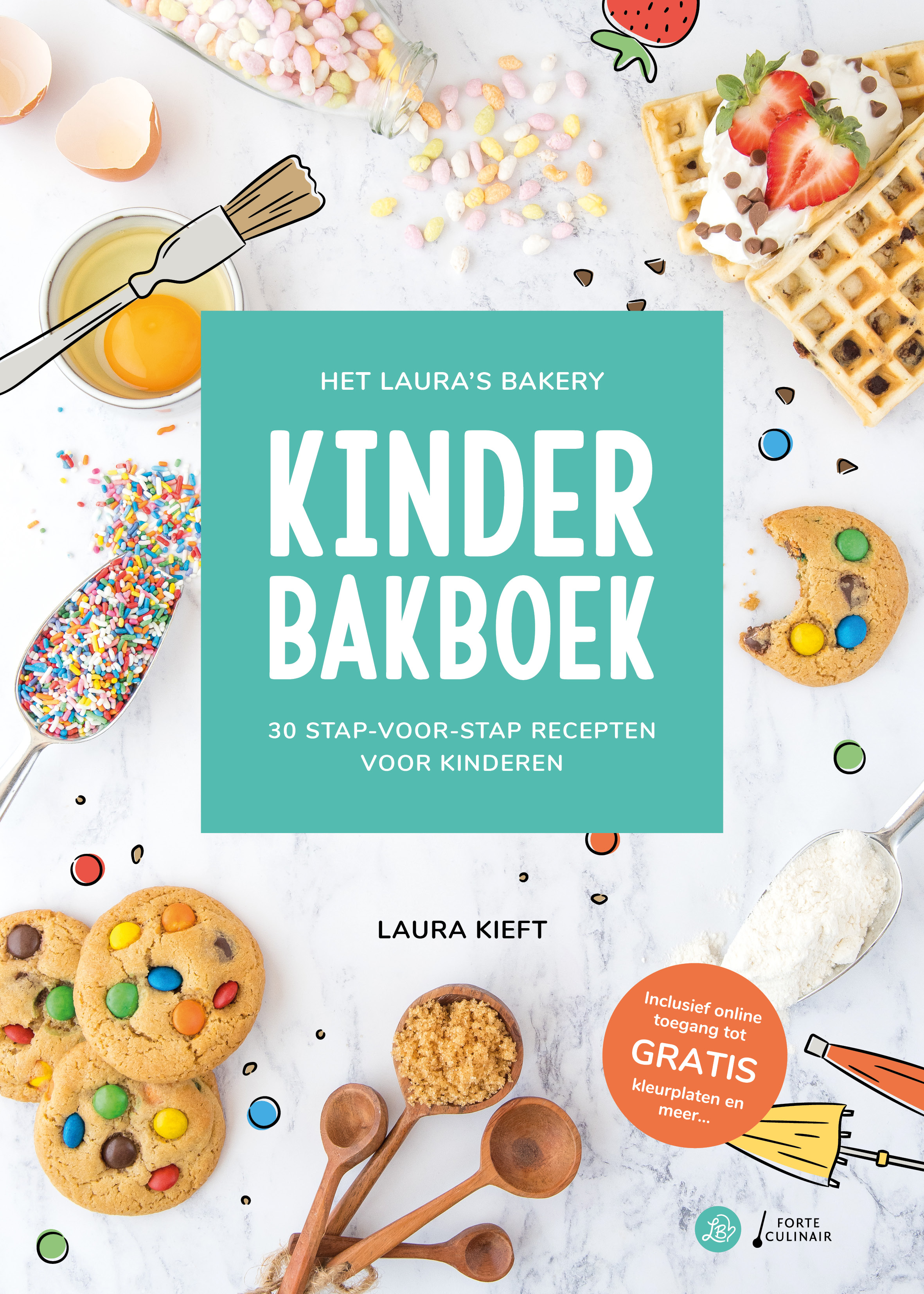 Laura’s Bakery Kinderbakboek het Laura's Bakery Kinderbakboek