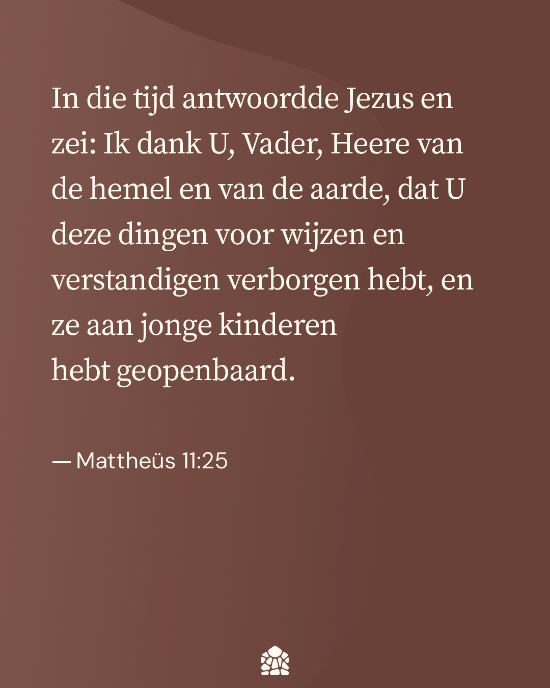 Mattheüs 11:25