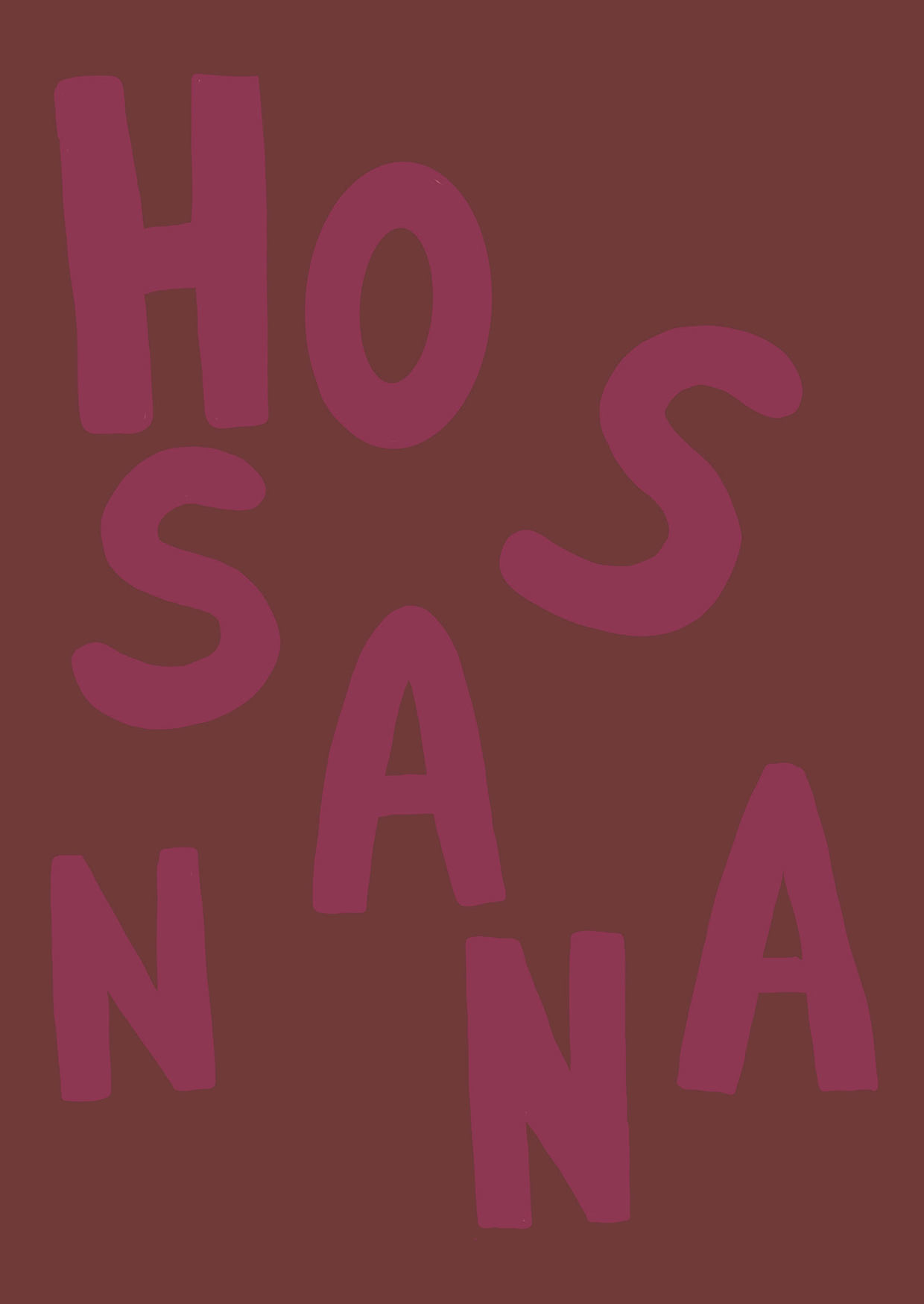 Paaskaart - Hosanna