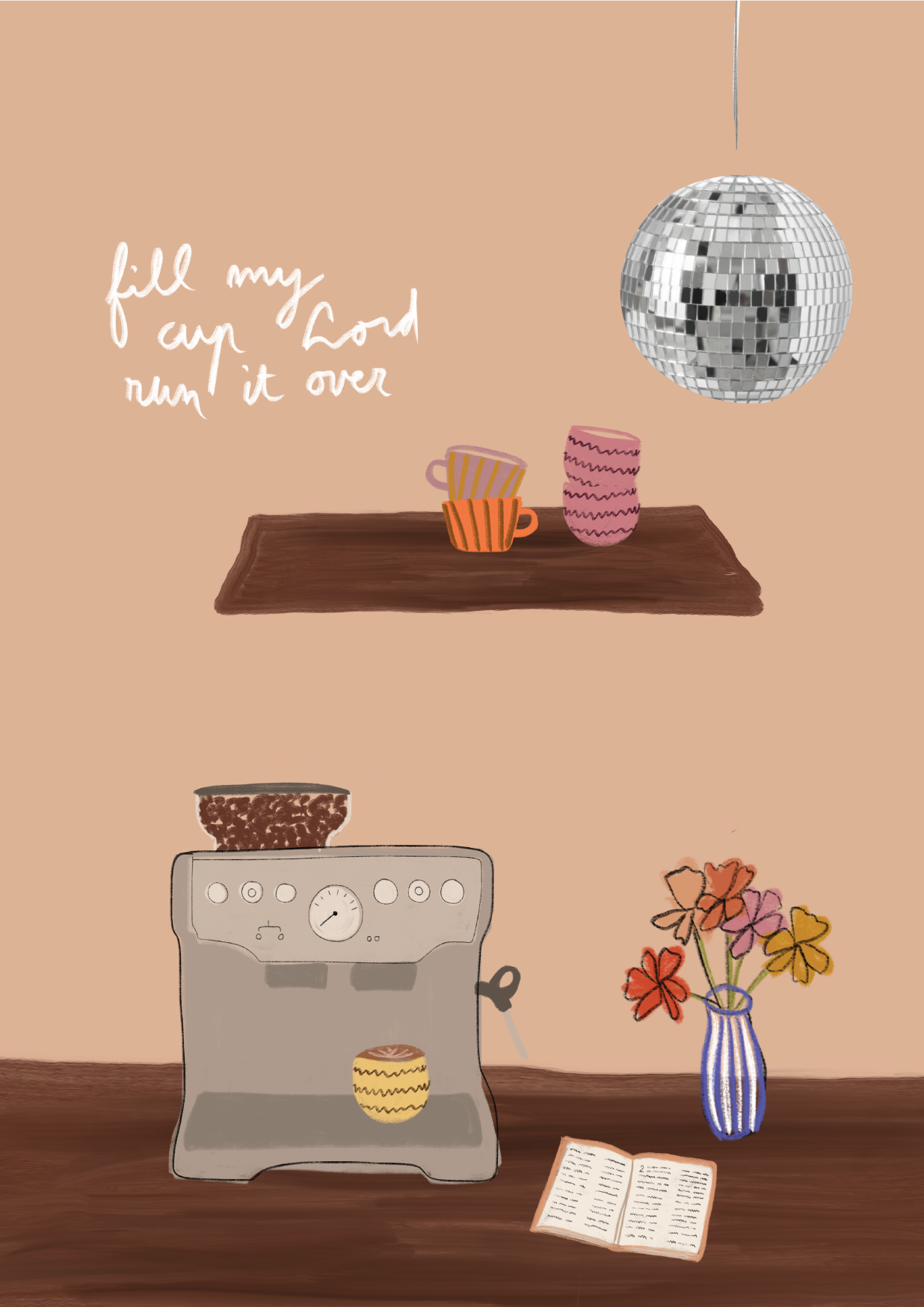 Poster - Fill My Cup Lord Run it Over