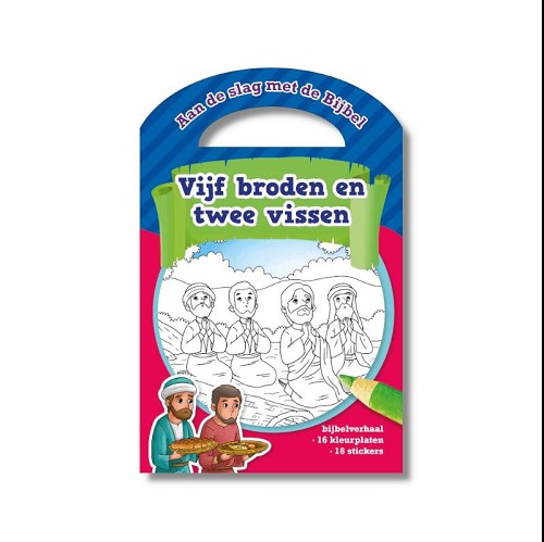 Kleurboek Vijf Broden en Twee Vissen