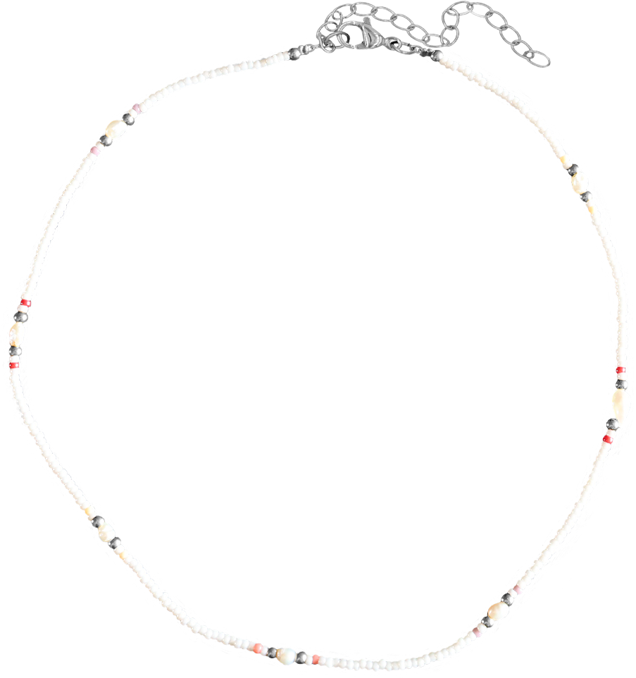 Zilveren Ketting - Mattheüs 13:45-46 - Parel